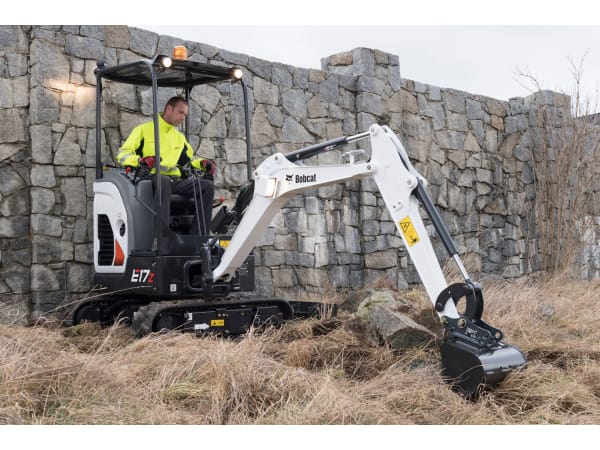 Minibagger Bobcat E17Z – Ultrakompakt, 100% Null-Heckausladung für Ihre Arbeiten – Bild 3