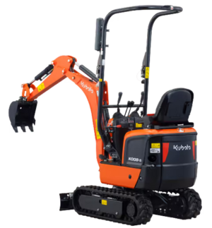 Kubota K008-5 – Ultrakompakter Minibagger | (9h) In Einwandfreiem Zustand