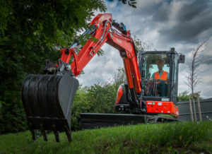Minibagger Kubota KX060-5 – 6T mit Zubehör Inklusive