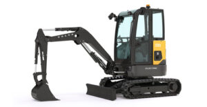 Minibagger Volvo ECR25 Electric – Null Emissionen, 100% Effizienz
